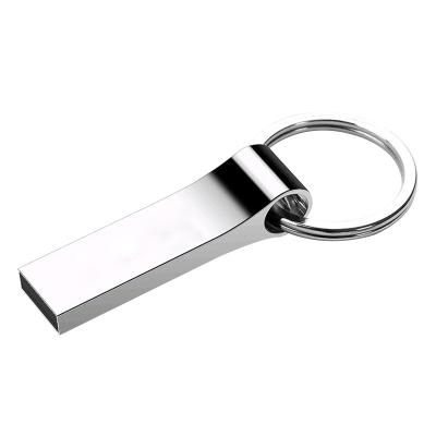 Cina Memoria completa della chiavetta USB d'argento del metallo del ODM 32GB 64GB 128GB con la catena chiave in vendita