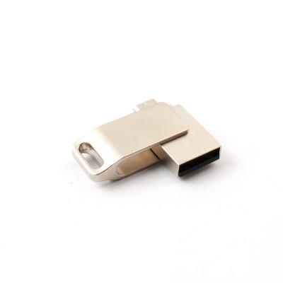 China OTG Android Metal Usb Flash Drive 128GB Memory USB mini UDP 15MB/S for sale