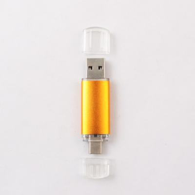 중국 안드로이드 아이폰을 위한 256GB OTG USB 플래쉬 드라이브 레이저 로고를 금속을 입히세요 판매용