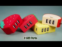 Open Mold By Pvc  Usb Hub For Home Data Transmission Customized Made