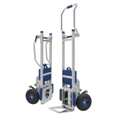 China Electric Stair Hand Truck XSTO Factory Lithium Battery Powered Aluminum Stair Climbing Trolley Climbing Electric Carts for sale