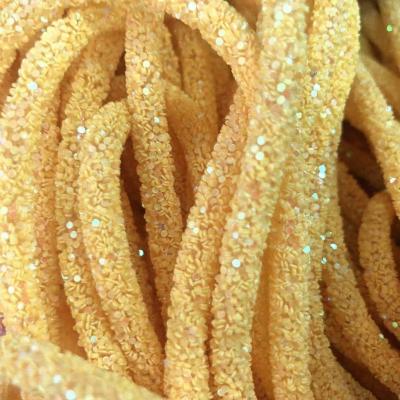 China Wholesale Glitter Glitter Sparkle Rhinestone Colorful Rope 6mm DIY Bag Shoes Jewelry Accessory for sale