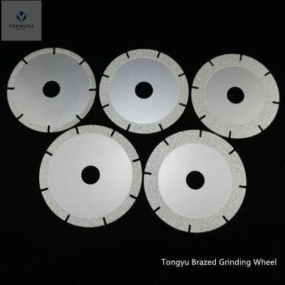 China 100mm Brazed Diamond Tools For Marble Stone Ceramic Quartz Cutting for sale