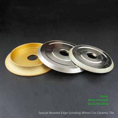 China el vacío de 100m m soldó las tejas de Diamond Grinding Wheel For Ceramic en venta