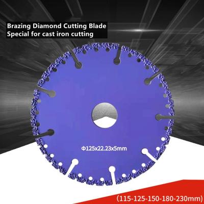 Cina il vuoto di 400mm ha brasato il taglio di Diamond Blades For Cast Iron in vendita