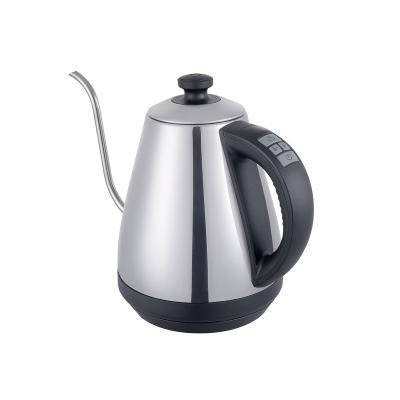 China 360 Degree Base Stainless Steel Inner Lid Rotation Kettle Quick Boil Coffee and Tea Gooseneck Kettle Digital Presents Pour Over Coffee Gooseneck Kettle for sale