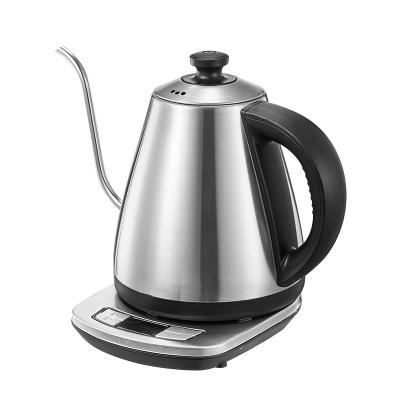 China 360 Degree Rotation Base Appliances 1.0L Smart Electric Coffee Kettle With Gooseneck Spout For Precise Pour Control for sale