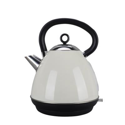 China 360 Degree Household Appliances Electric Boiling Water Kettle Tea Stainless Steel Low Rotation Electric Kettle for sale