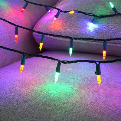 China INDOOR AND OUTDOOR USE M5 String Lights Commercial Pluggable Light LED Mini Christmas Lights for sale