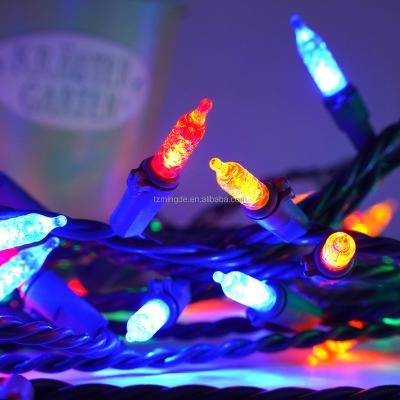 China INDOOR AND OUTDOOR USE UL Listed M5 Mini Transparent LED Christmas String Light For Holidays for sale