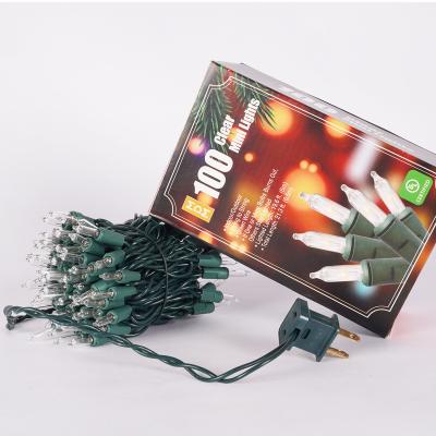 China Linear Clear Green Fairy Decoration Garland Light Outdoor Home Waterproof Christmas Party Wedding Holiday Wire LED String Lights for sale