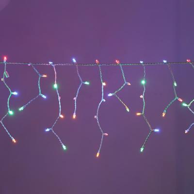 China White Line Multi Color Icicle INDOOR AND OUTDOOR USE Indoor and Outdoor Decoration Holiday Christmas Party Decoration Lights for sale