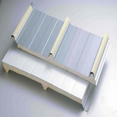 China 1000mm Thermal Insulated Metal Insulation Roof Panel Polyurethane Sandwich Panel for sale