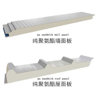 China Modern Cooler Panel Cold Storage Refrigerator PU Sandwich Panel 100mm Price List for sale