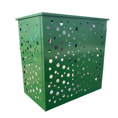 China Decorative Outdoor Heat Resistance Wall Insulation Aluminum Canopy Clean Air Conditioner Metal-air Cover for sale