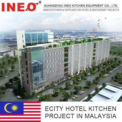 China Hotel/Restaurant/Coffee Shop/Bakery/Bar Club House INEO/Pizza Successful Hotel Kitchen Projects in Malaysia for sale