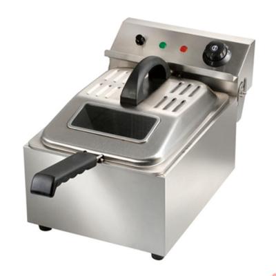 China Restaurant Kitchen Hotel Restaurant Kitchen Equipment Commercial Countertop Deep Fryer Chip Fryers for sale