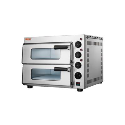 China Commercial Snack Factory Restaurant Kitchen Equipment CE 220V Stainless Steel Oven Electric Pizza Platform Making Oven Baked Pizza Bake 560*570*440 mm for sale