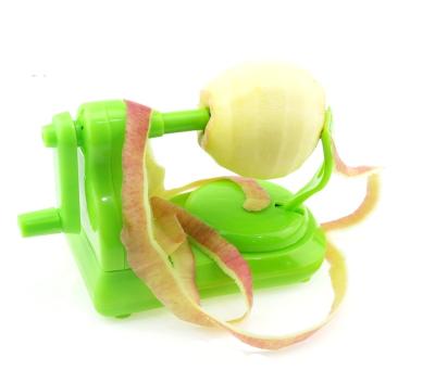 China Direct Selling Viable Factory Crank Operated Plastic Peeler Fruits Peeling Tool for sale