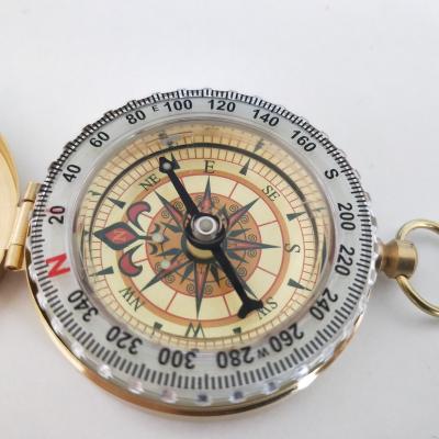 China Pointing guide outdoor mountaineering multifunctional cover with luminous compass for sale