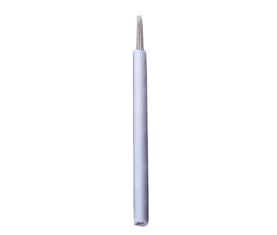 China Permanent Makers Point End Up Round Eyebrow Blade Needle for sale