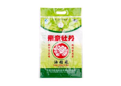 China Eco Friendly Food Grade Die Cut Handle Plastic Bags , Plastic Food Packaging Bags High Tensile Strength for sale