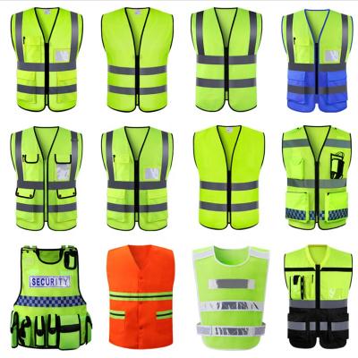 China Reflected Light Customize Logo Reflective Safety Vest for sale