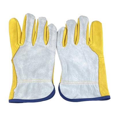 China Anti-smash Safety Protective Gloves For Splicing Welding Two Colors Of Master Sample for sale