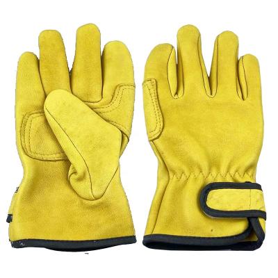 China Anti-smash Sheep Leather Safety Gloves Protective Welding Of Master Sample for sale