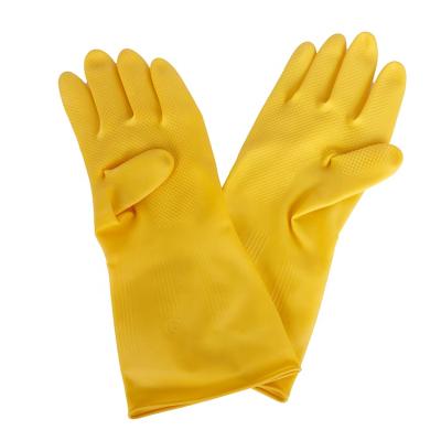 China Water Proof Oxford Latex Gloves Thickened Household Gloves Waterproof Dishwashing Wear Resistant Plastic Gloves for sale