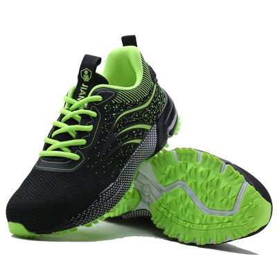 China Flyknit Cloth Anti Inpact Protective Shoes Anti Punctune Safety Shoes Static Electrical Insulation Anti Wear-Resistance Work Shoes for sale