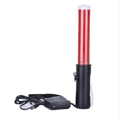 China Rechargeable LED Stick Light Traffic Signal Control Flasher Plastic Warning Stick For Road Safety for sale