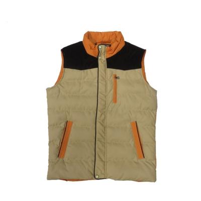 China Plus Size Formal Custom Winter Work Outdoor Orange Men Warm Vest for sale