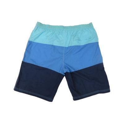 China Anti-Wrinkle Solid Color Mens Sweat Cotton Blue Shorts Custom Made Beach Pants for sale