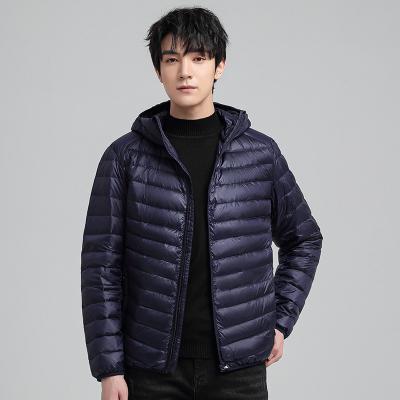 China OEM Reversible Custom TWO Front Pockets Quilted Jackets Plus Size Mens Jackets With Zipper for sale