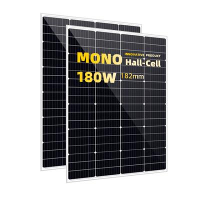 China 15A Solar Panel System For Home 180w Monocrystalline Solar Panel for sale