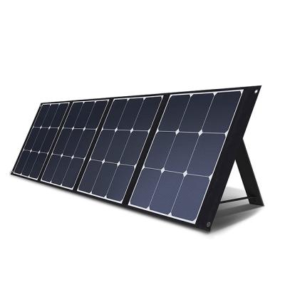 China Osda Smart Folding Solar Blanket 18V 100W 120W Folding Solar Panel Sunpower Cells 100W Charger Bag 166mmx166mm for sale