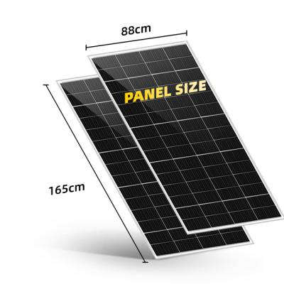 China Osda High Efficiency 100W 150W 180W 200W 250W 300W Solarpanel Solarpanel Max Fire OEM Box Frame Power Lighting PCs Size 156.75mmx156.75mm for sale