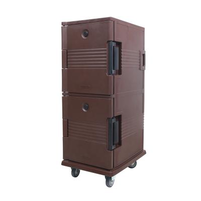 China Safety Pan Carrier Brown Double Wall commercial ultra Pan Carrier Insulated Food Carrier for sale