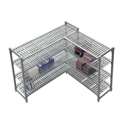 China Absolutely Strong Eco-friendly Cooler Shelving 4 Tier Supermarket Cold Room Storage Anti-rusting Modular Shelving For Sale for sale