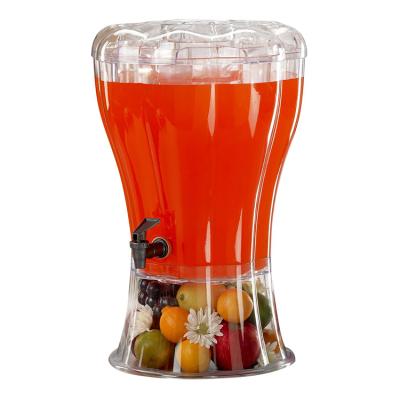 China Plastic Uninsulated Juice Beer Dispensers Restaurant Beverage Serving Cold Drink Dispenser China Suppliers for sale