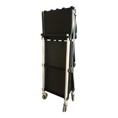 China PP Foldable Plastic Serving Trolley , Foldable Trolley For Hotel , Restaurant for sale