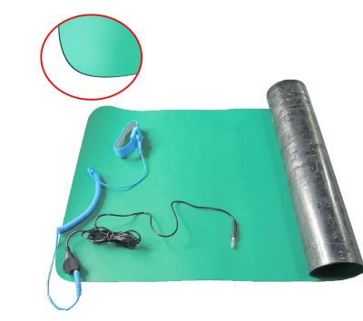 China Nature Rubber Static Discharge Table Pad With Wrist Band for sale