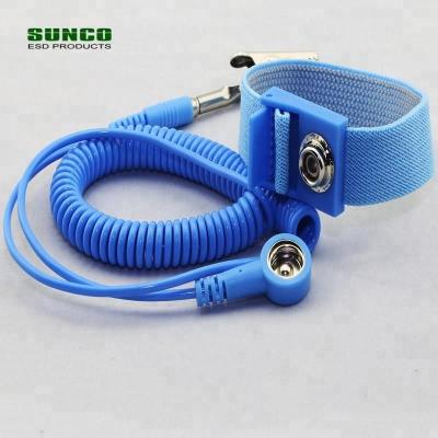 China Original Labor Protection/EPA/Lap/Cleanroom Anti-Static Wrist Strap, ESD Wrist Band, PU and PVC Material, Adjustable Anti-Static Wristbands for sale