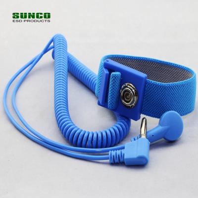 China ESD Anti-Static Adjustable Elastic Wrist Strap for Static Control Equipment for sale