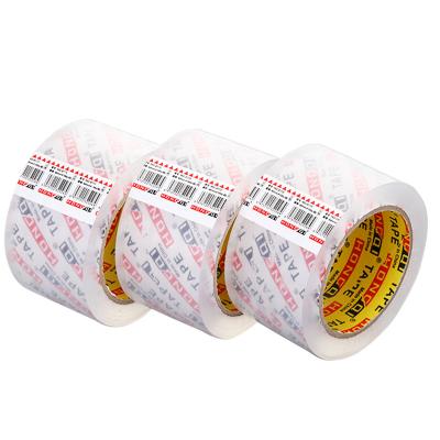 China Waterproof Custom Branded Logo Packing Tape Super Clear Self Adhesive Transparent Jumbo Roll BOPP Tape for sale