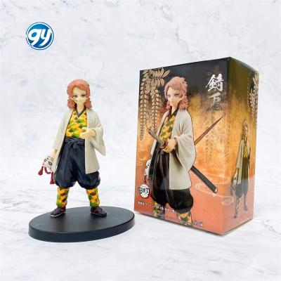 China Cartoon Toy Hot Sale 16cm PVC Doll Model Anime Character Sabito Demon Slayer Action Numbers for sale