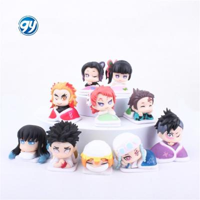 China Blind Box Collection Toy Decoration Figure Gift Box 5 Pieces/Set Model Blind Box Collection Toy Decoration Anime Demon Slayer Character Action Figure for sale