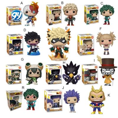 China Cartoon Toy 12 Styles PVC Cartoon Anime Doll My Hero Academia Character Decoration Office Action Figure for sale