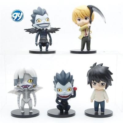 China Cartoon Toy 5pcs/Set Anime Death Note Figures PVC Action Figure Collection Model Toys for sale